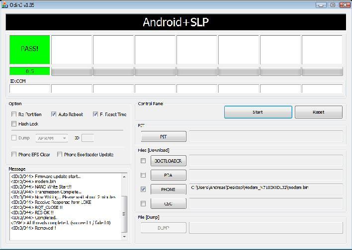 Bild Modem flashen neu