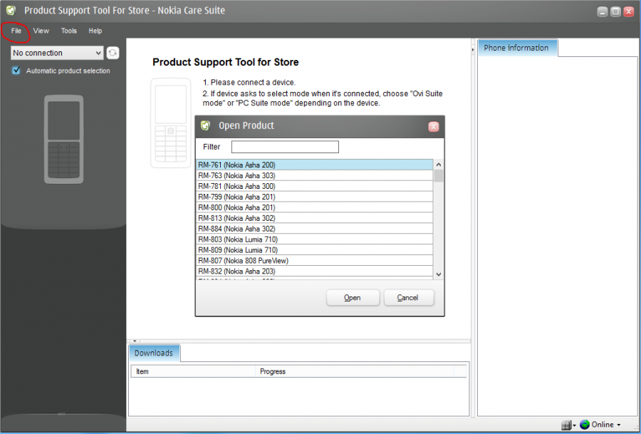 Produkt Support Tool 4