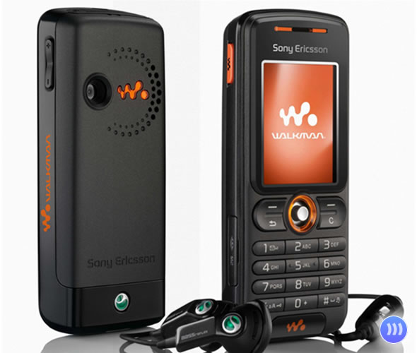 Sony Ericsson Walkman W200i  Rhythm Black