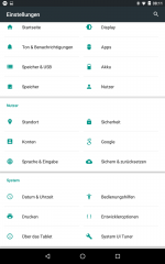 Einstellungen Android 6.0